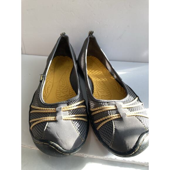 Jambu Gray With Yellow Slip On Sneakers 7.5 - Picture 1 of 5